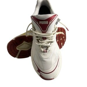 PUMA Velophasis GORE-TEX 'GORP' Sneaker In A Frosted Ivory and Red Size US 10